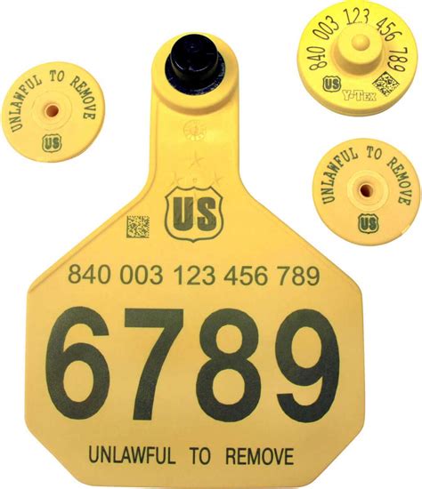 rfid ear tags|federal 840 identification tags.